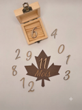 Kit carte bébé - Thème Feuille d'Automne
