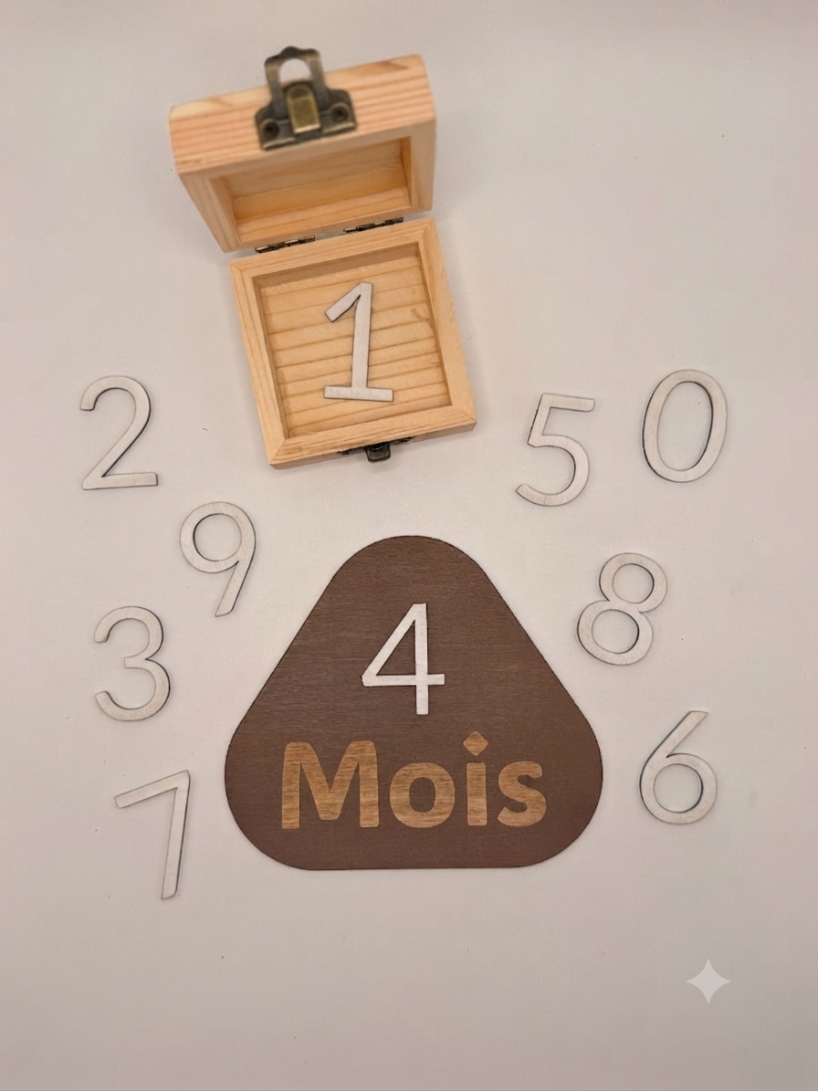 Le Coffret "Petits Pas" - Ensemble d'Étapes Bébé en Bois