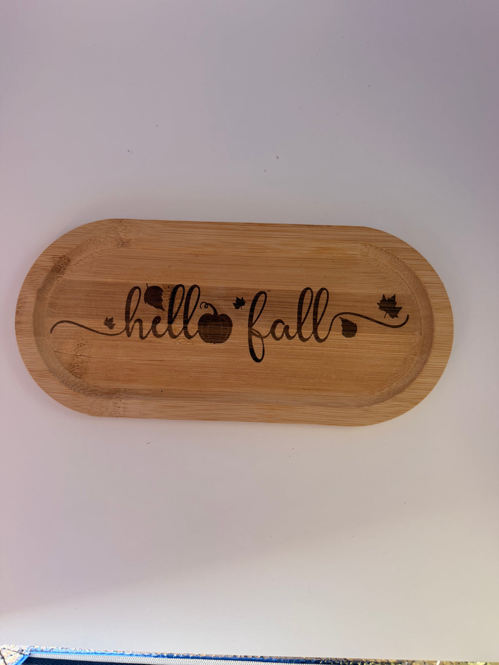 Plateau décoratif « Hello Fall »