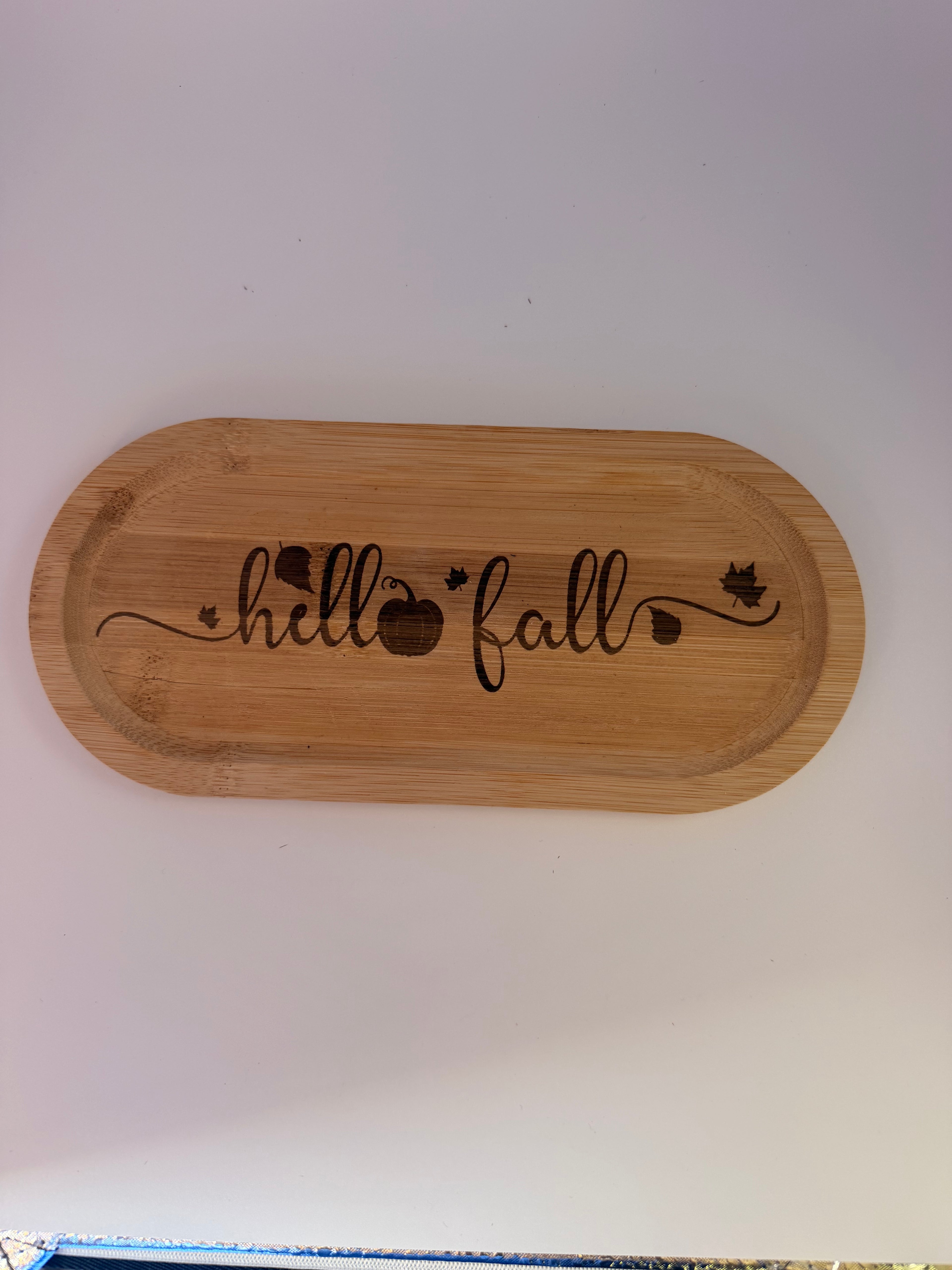 Plateau décoratif « Hello Fall »