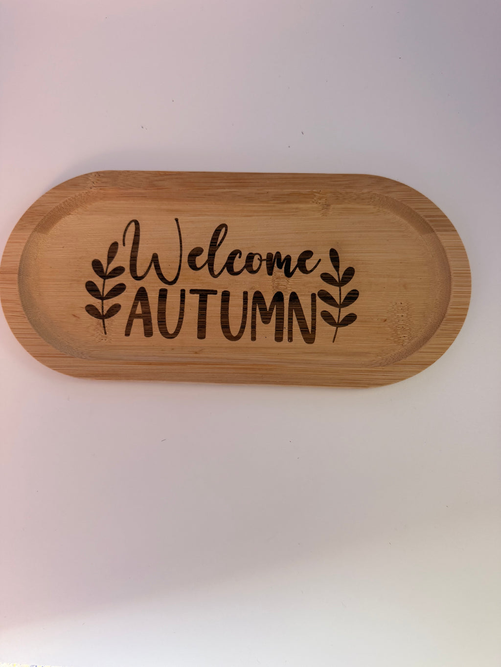 Plateau décoratif "Welcome Autumn"