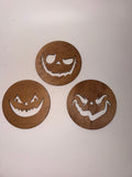 Lot de 3 dessous de verre "Sourires Nocturnes"