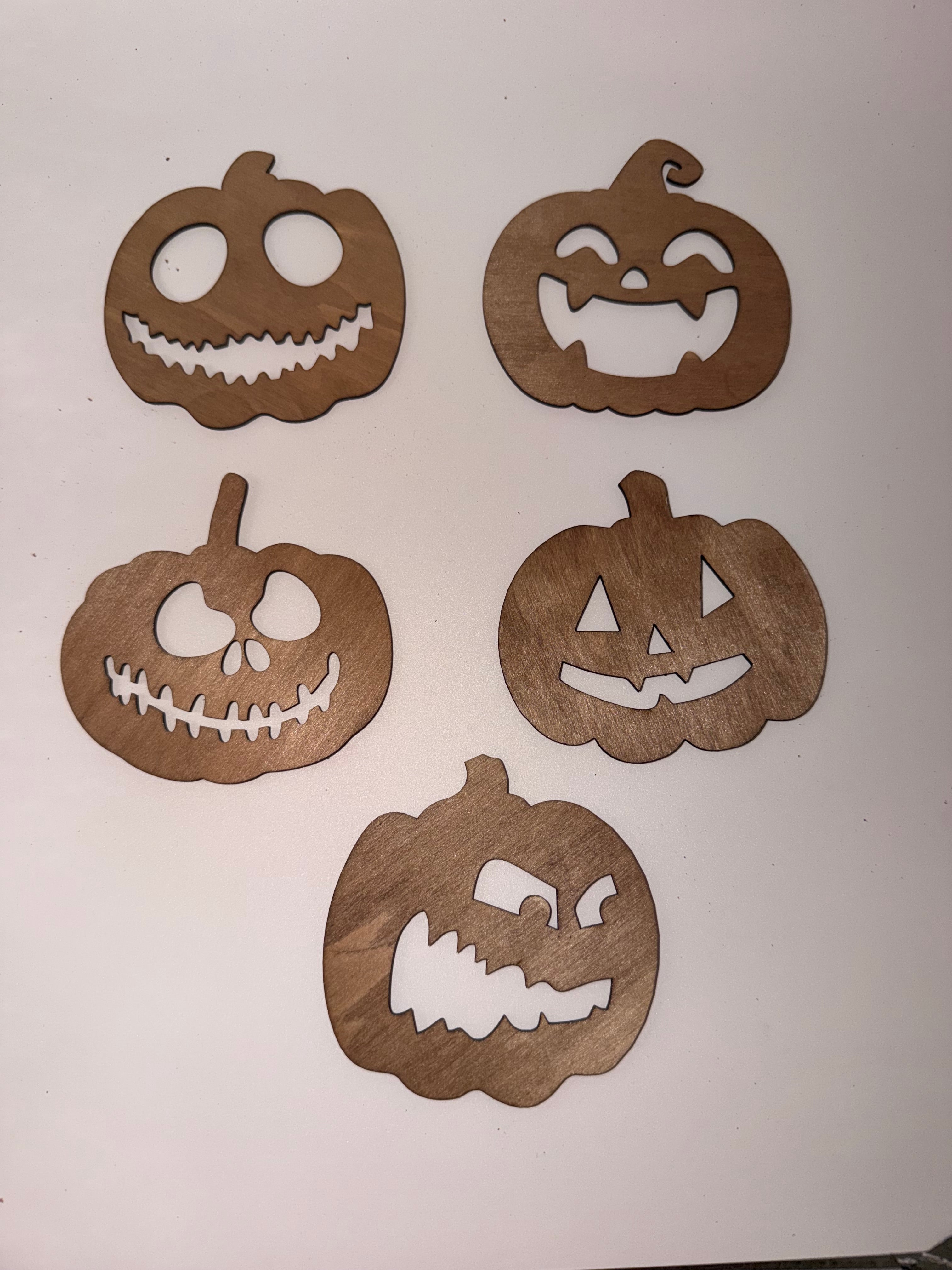 Lot de 5 Dessous de verre Esprits d'Automne